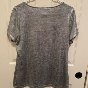 INC International Concepts Gray Short Sleeve Tee